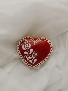 Turtă dulce inimioară roșu S