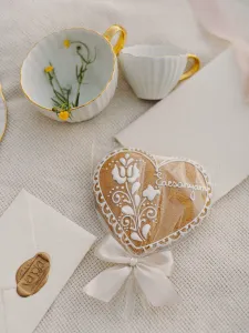 Turtă dulce inimioară roșu M