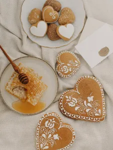 Turtă dulce inimioară roșu L