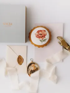 Turtă dulce artistică - Mac - Cutie elegantă S